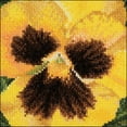 thumbnail image 1 of Pansy VI On Aida Counted Cross Stitch Kit, 3.75" x 3.75", 18 Count, 1 of 2