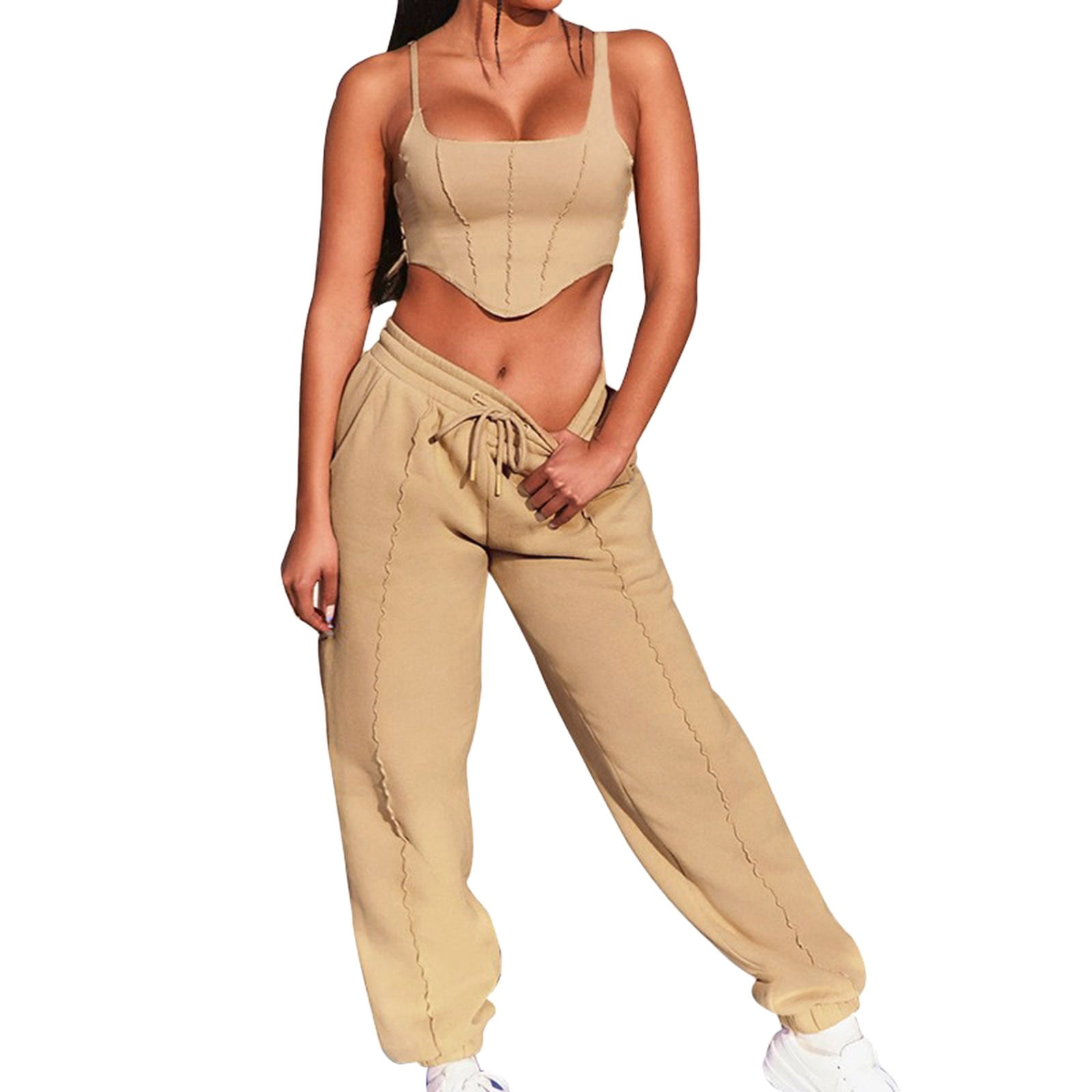 Pant Suits for Women Snow Pants Womens Women's Solid Color Suspenders