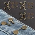 thumbnail image 1 of Pant Waist Tightener 4pack Jeans Button Tightener Waistband Adjuster Clips, 1 of 7