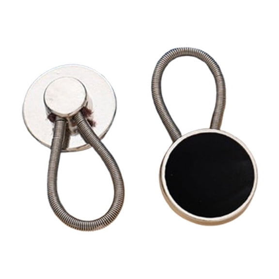 Pant Waistband Extender Button 1 Pack | Adjustable Button Extenders for Jeans Pants Shirts Collars | No Sew Stretch Button for Waistbands Dresses Trousers | Elastic Button Expander for Home Office