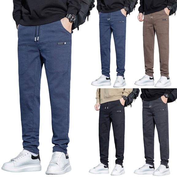 Pantalones De Trabajo Para Hombre, Thermal Men's Cargo Pants Pantalones Para Hiking Pants Men Cotton Hunting Pants Relaxed Straight Rigby Winter Work Pants Pantalones Xxl Blue