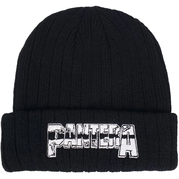 Pantera - Embroidered Logo - Acrylic Knit Hat - Black BN315111H00