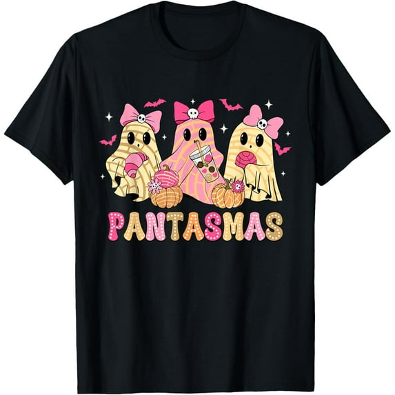 Pantasmas Ghost Funny Spooky Conchas Mexican Halloween Ghost T-Shirt