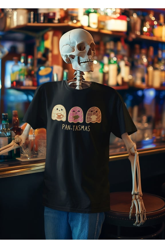 Pantasmas Ghost Pan Dulce Conchas T-shirt | Halloween, Boo Scary Spooky Horror Costume Latino | Unisex - 3 Colors