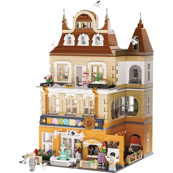Pantasy European Bakery Building Kit-Landmark Construction Set for Adults & Teens