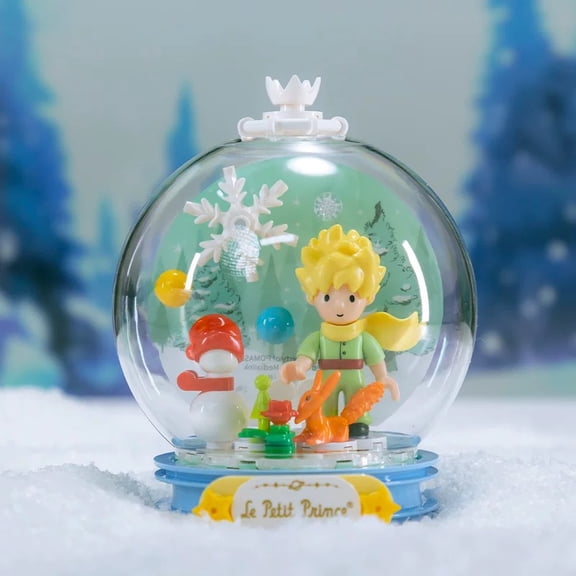 Pantasy The Little Prince 80th Anniversary Classic Suitcase Building Blocks Assembly Model Ornament Desktop Decoration Toy Gift