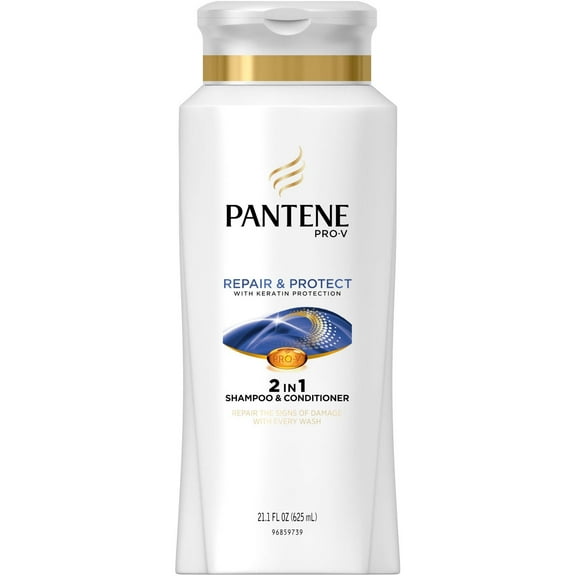 Pantene 2 in 1 Shampoo Conditioner, Repair and Protect, 20.1 fl oz