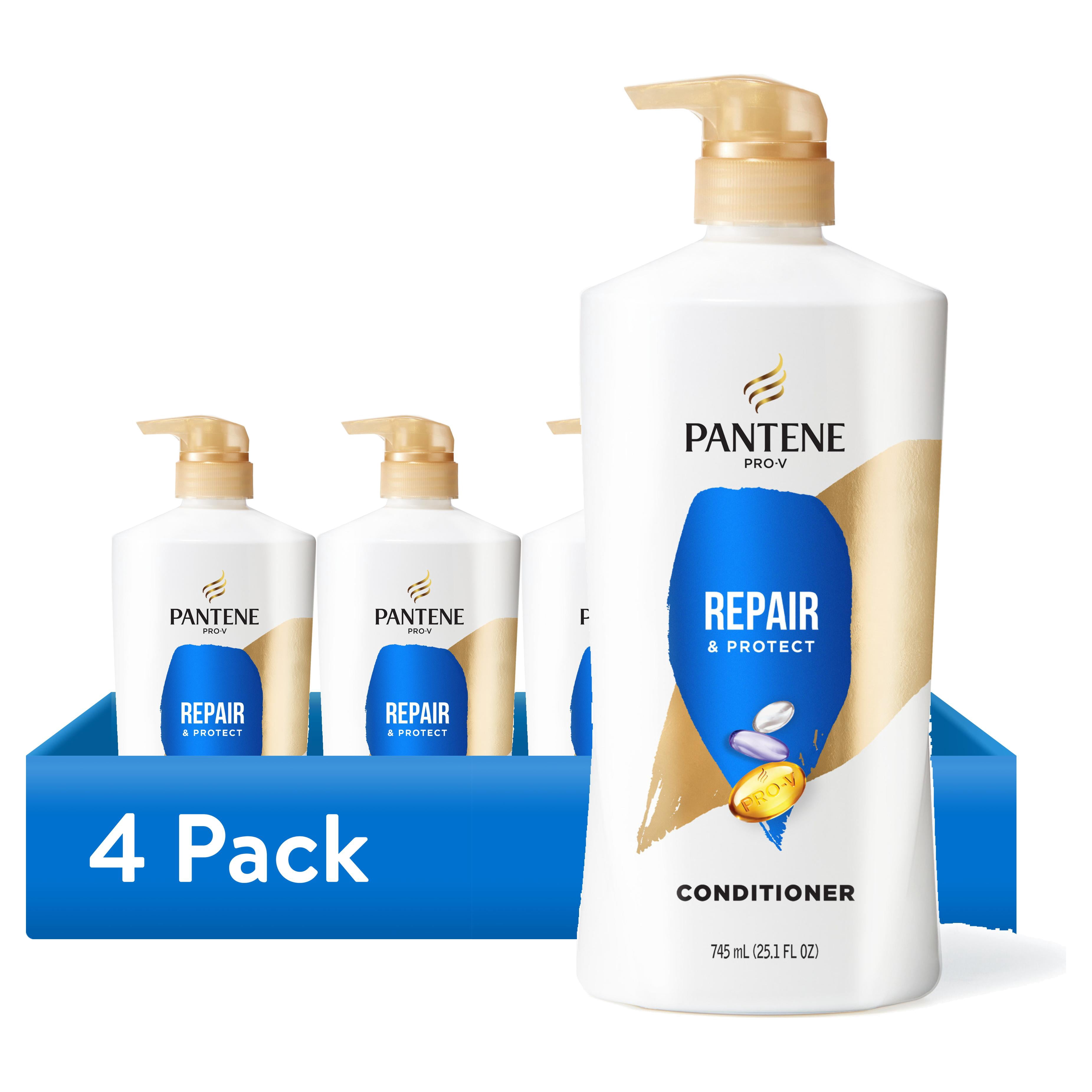 (4 pack) Pantene Pro-V Conditioner Repair and Protect, All Hair Types, 25.1 fl oz