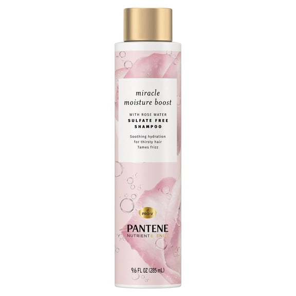 Pantene Blends Moisture Boost with Rosewater Shampoo (Pack of 2)