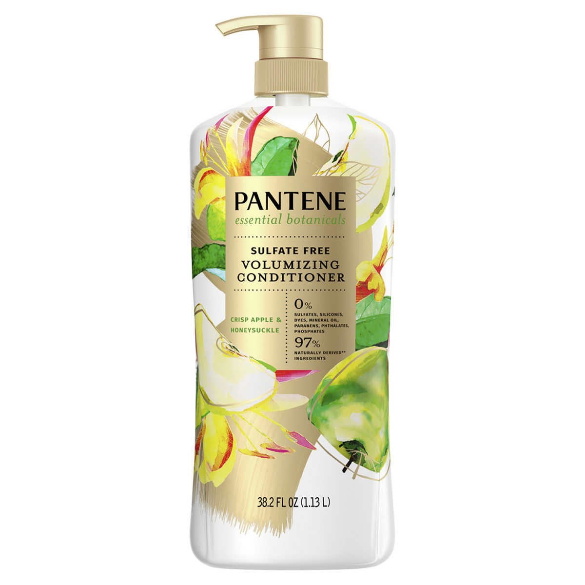 Pantene Essential Botanicals Apple & Honeysuckle Conditioner, 38.2