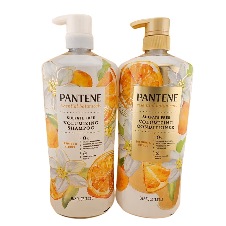 Pantene Essential Botanicals Jasmine and Citrus Shampoo 38.2 oz