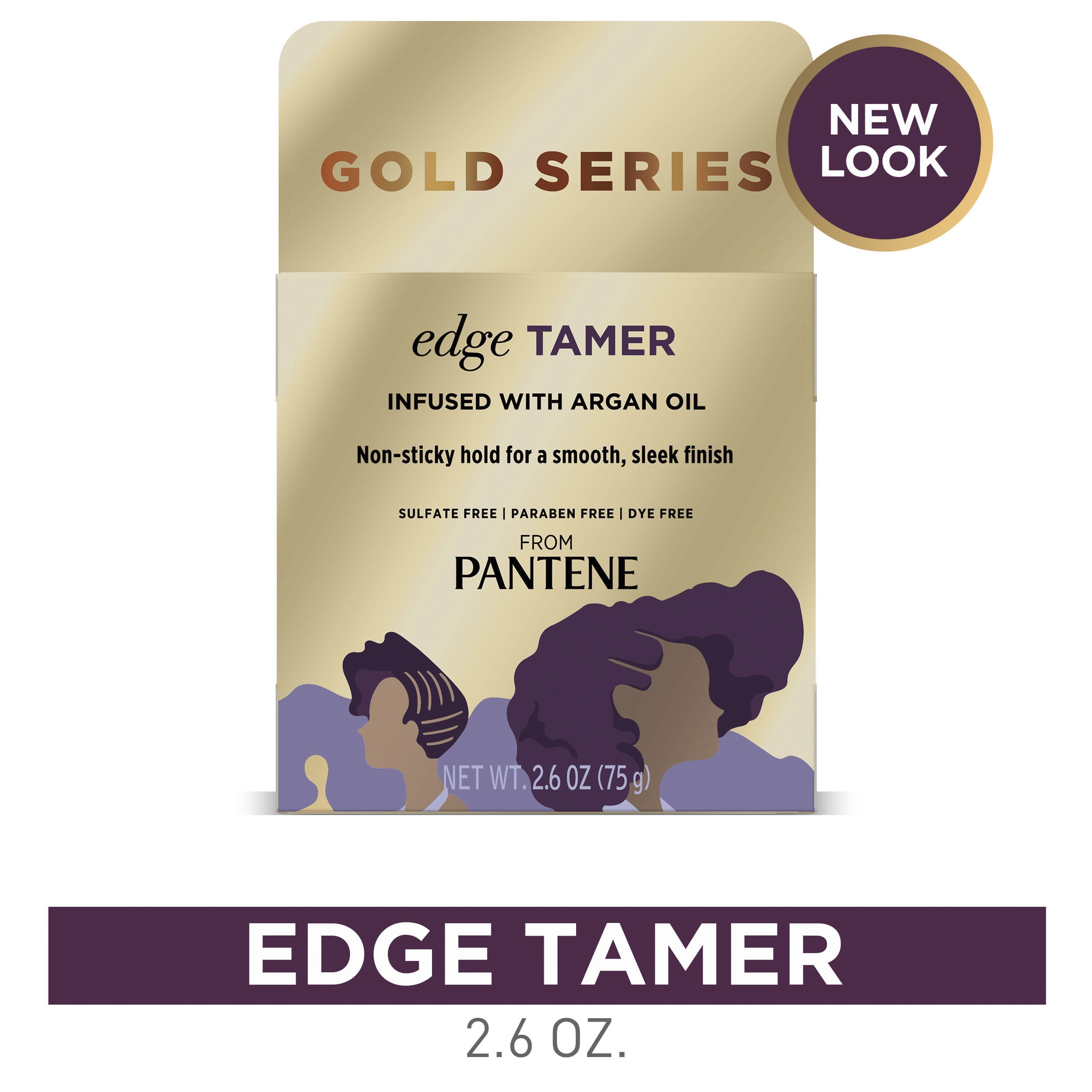 Pantene Gold Series Edge Tamer Infused with Argan Oil, 2.6 oz