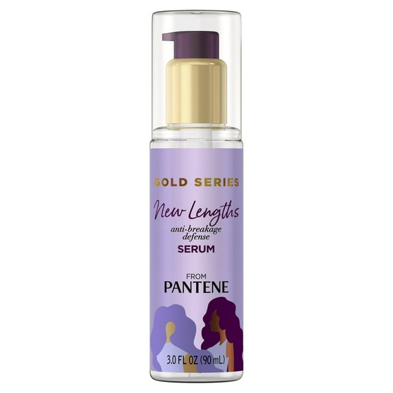 Pantene Gold Series New Length Anti-Breakage Defense Serum, All Hair Types, 3 fl oz ( 2 Pack )