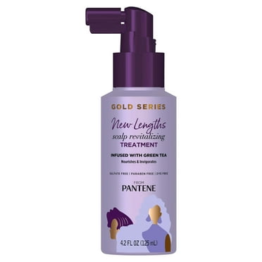 Pantene Gold Series New Lengths Scalp Revitalizing Treatment, for All Hair Types, 4.2 fl oz