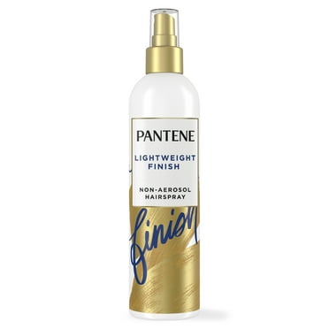 Pantene Hairspray, Non Aerosol, Lightweight Finish, Level 2 Hold, Anti Frizz, Color Safe, 8.5 oz