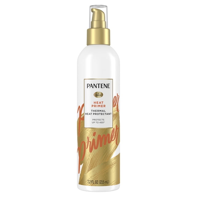 Pantene Heat Primer Thermal Heat Protectant, Protects Up to 450 Degrees, 7.2 oz