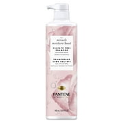 Pantene Nutrient Blends Miracle Moisture Boost Shampoo with Rose Water, Sulfate Free, 14.9 fl oz