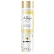 Pantene Nutrient Blends Strengthening Damage Repair Sulfate Free Shampoo with Castor Oil, 9.6 oz