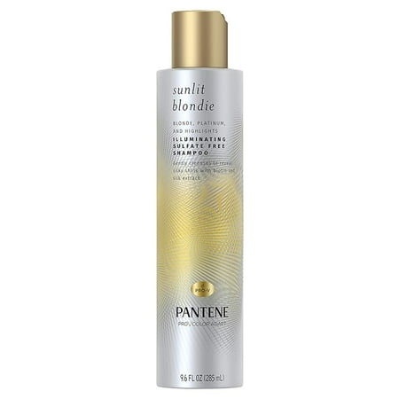Pantene Pantene Sunlit Blondie Illuminating Sulfate Free Shampoo, 9.6 fl oz 2PK
