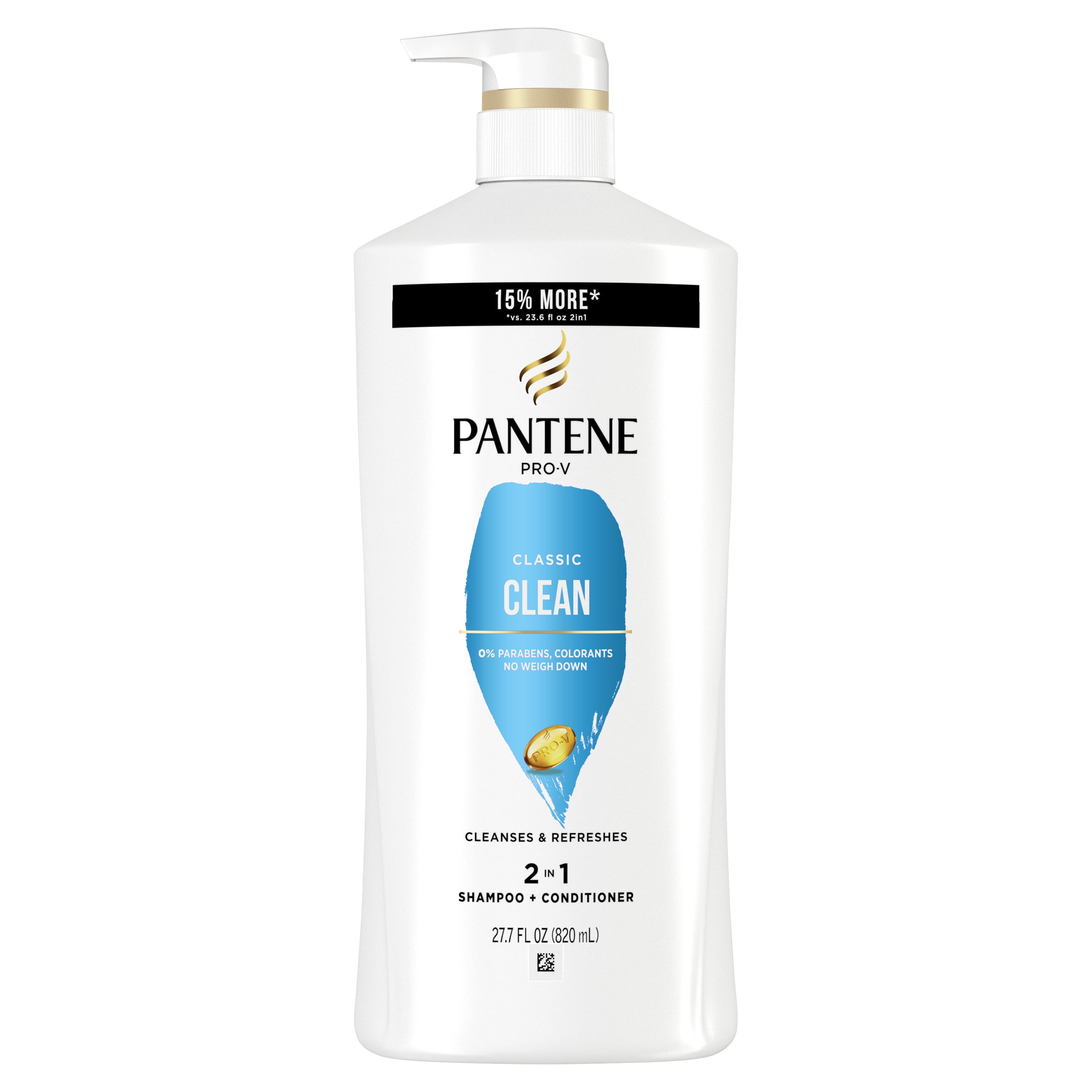 Pantene ProV Classic Clean 2in1 Shampoo + Conditioner, 27.7oz