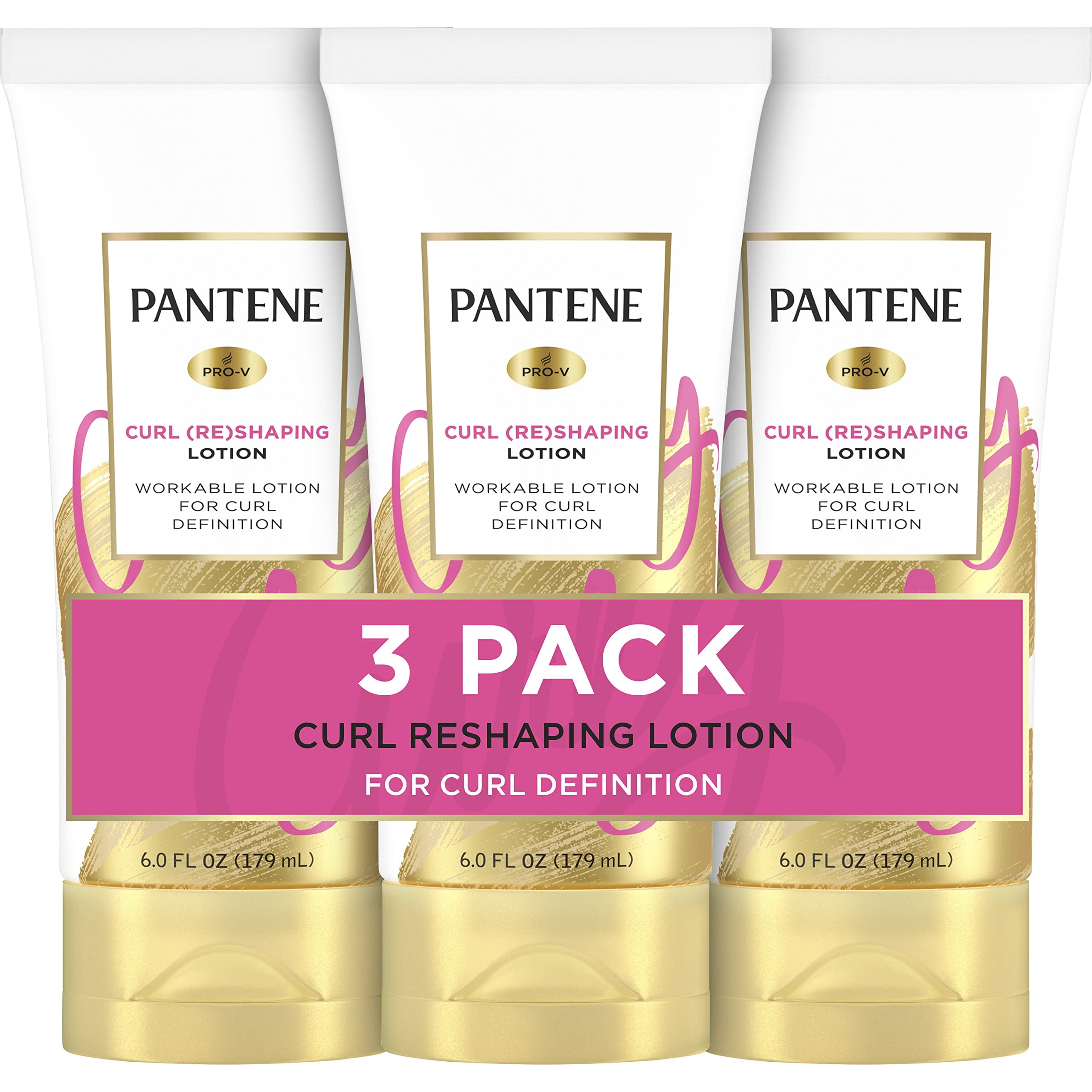 Pantene ProV Curl Cream Hair Lotion, Moisturizing Curl Defining Cream