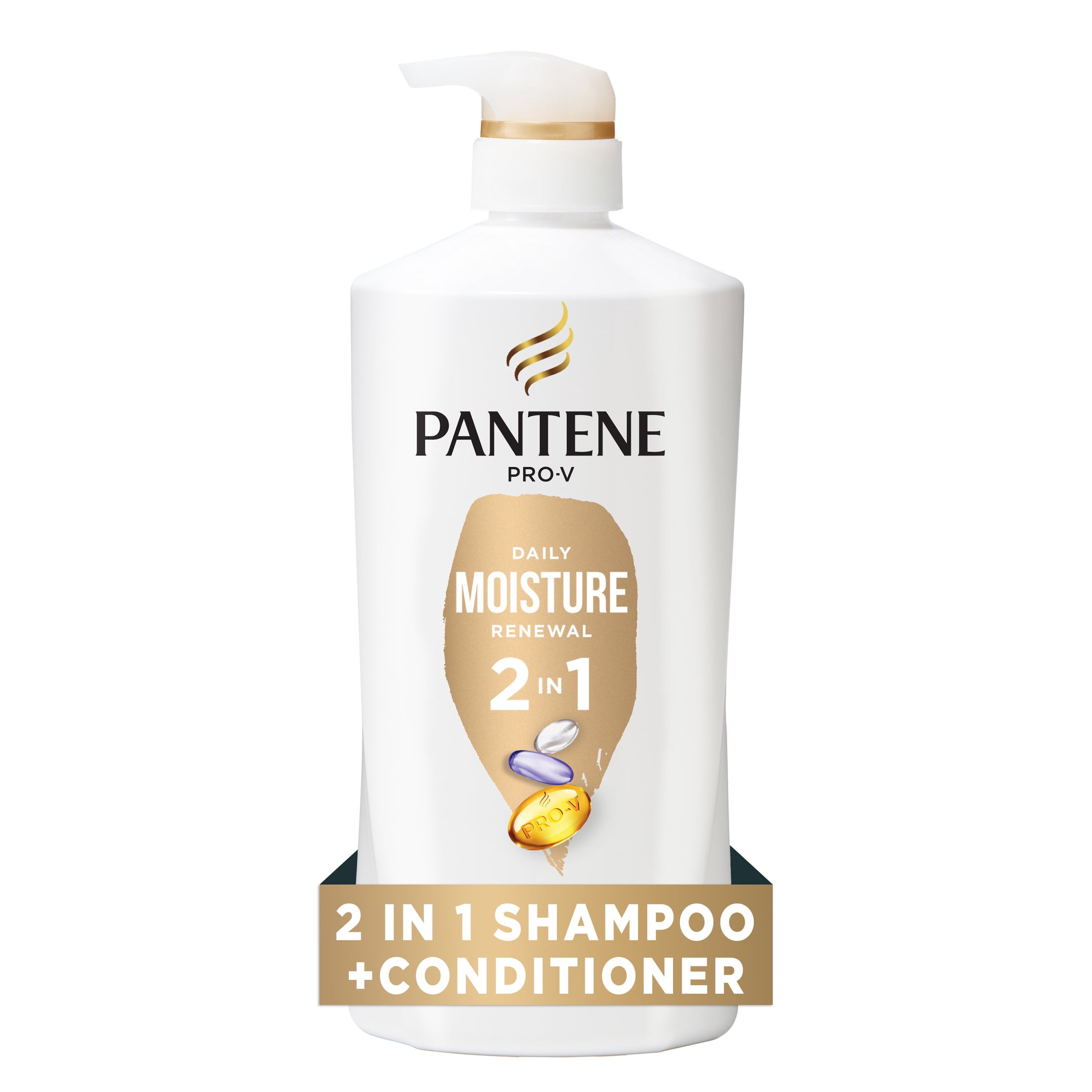 Pantene Moisture Renewal 2 in 1 Shampoo and Conditioner, 27.7 fl