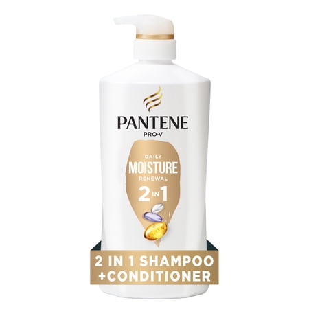 Pantene Pro-V Daily Moisture Renewal 2 in 1 Moisturizing Shampoo + Conditioner, 27.7 fl oz