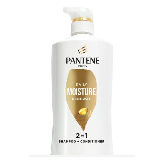 Pantene Pro-V 2 in 1 Moisturizing Shampoo and Conditioner Daily Moisture Renewal, 27.7 fl oz
