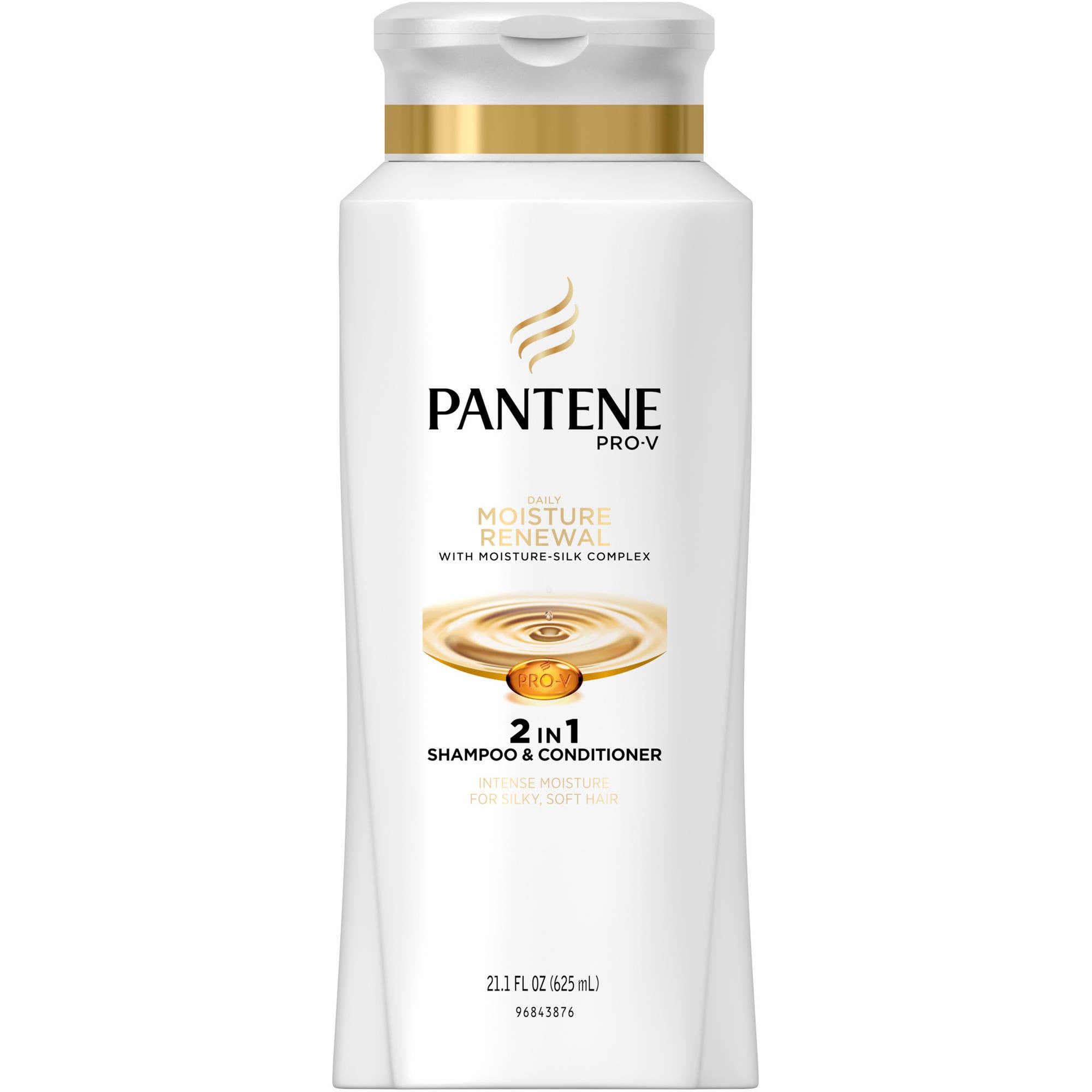 Pantene Pro-V Daily Moisture Renewal 2in1 Shampoo and Conditioner 21.1 fl oz - Moisturizing 2 in 1 Shampoo and Conditioner