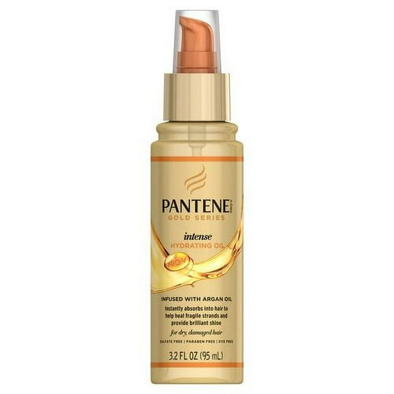 Pantene Pro V Gold Series Intense Hydrating Oil, 3.2 Oz, 2 Pack
