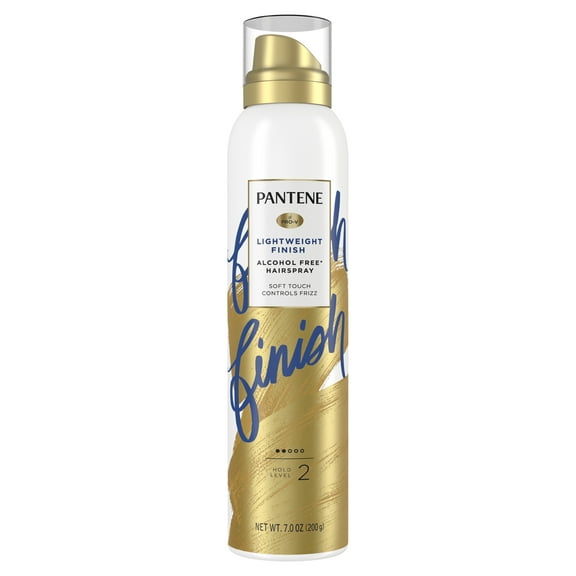 Pantene Pro-V Lightweight Finish Alcohol Free* Level 2 Hairspray, 7.0 oz