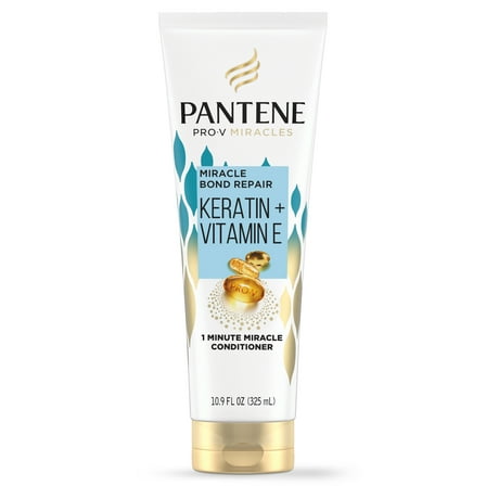 Pantene Pro-V Miracles Bond Repair Keratin + Vitamin E 1 Minute Miracle Conditioner 10.9 fl oz for All Hair Types