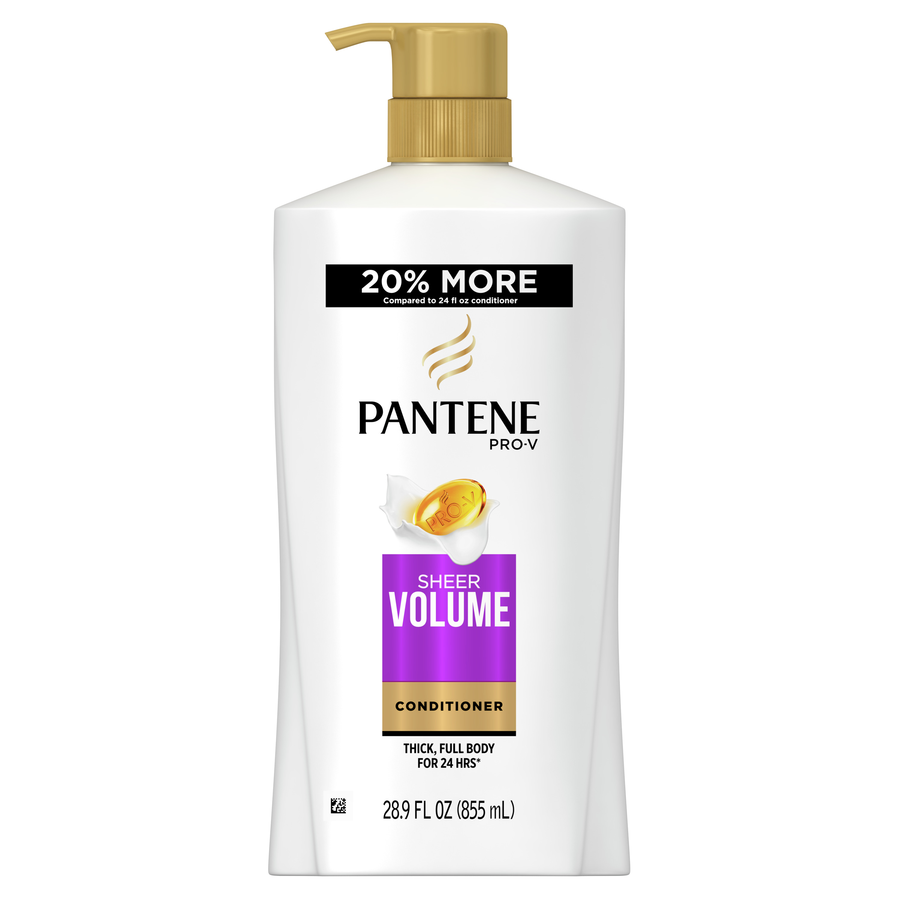 Pantene Pro-V Moisturizing nourishing Sheer Volume for Thin Hair Daily Conditioner, 28.9 fl oz - image 1 of 7