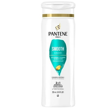 Pantene Pro-V Smooth & Sleek 2 in 1 Shampoo & Conditioner - 12 oz