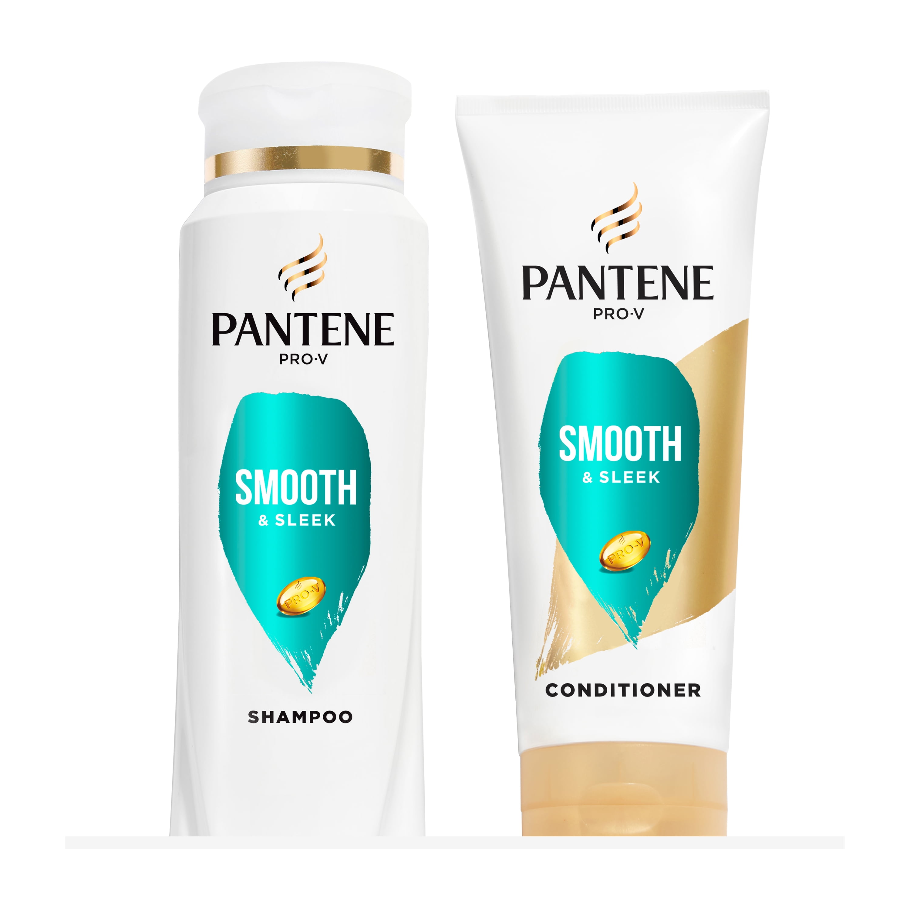 Pantene Pro V Smooth Sleek Shampoo and Conditioner Set Walmart com
