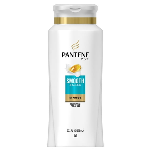 Pantene Pro-V Smooth and Sleek Detangling Frizz Control Daily Shampoo, 20.1 fl oz