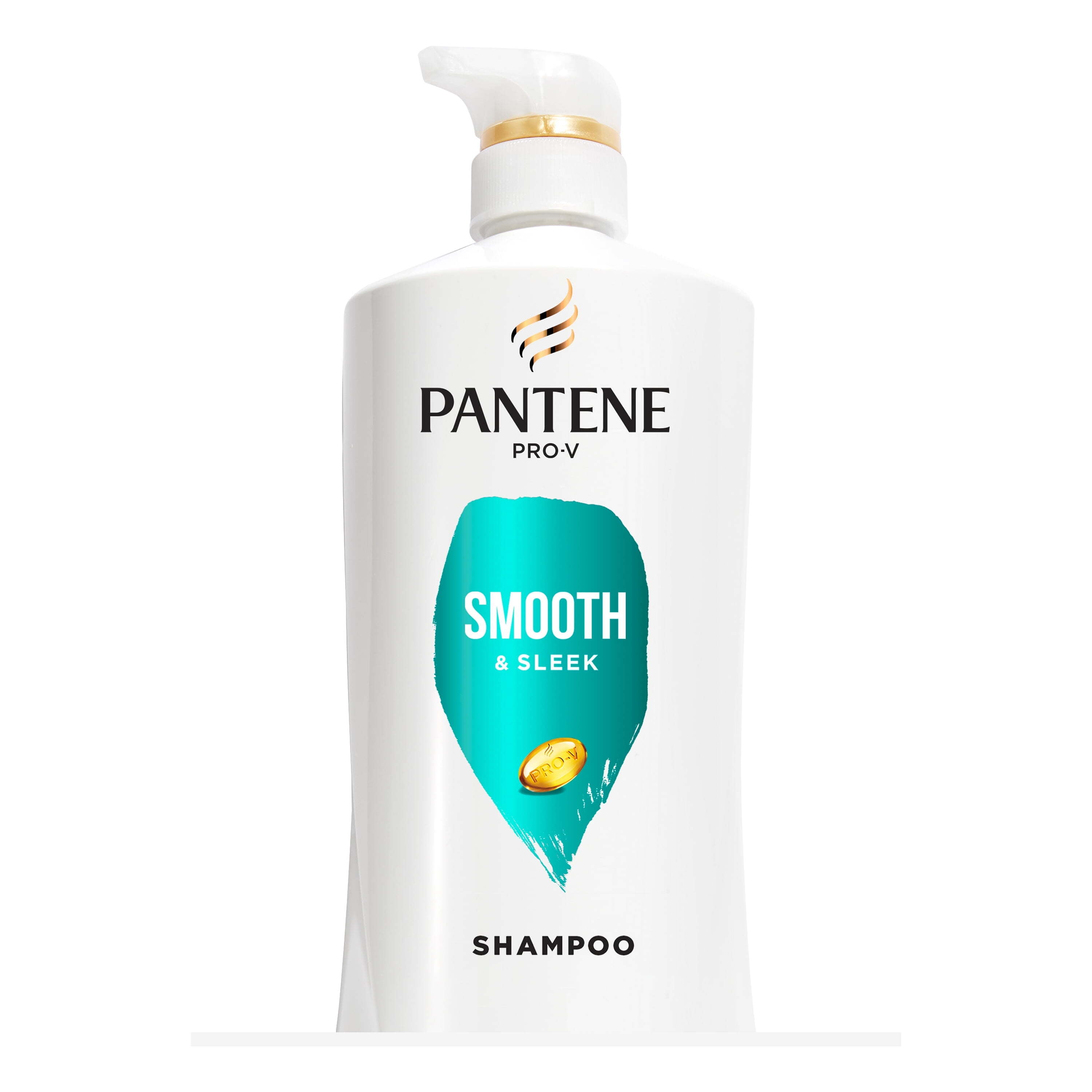 Pantene Pro-V Smooth and Sleek Shampoo, All Hair Styles, 27.7 fl oz