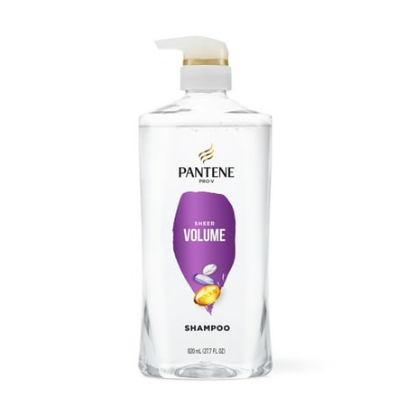 Pantene Shampoo for Fine or Thin Hair, Volumizing, Lightweight, Color Safe, 27.7 fl oz