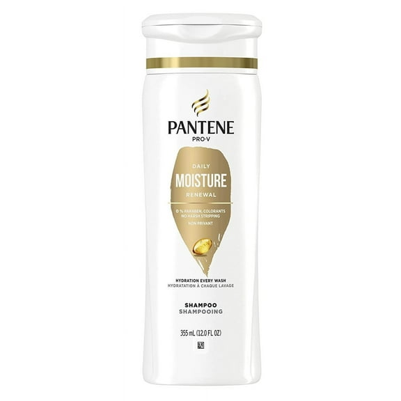 Pantene Shampoo Daily Moisture Renewal 12oz (Pack of 3)