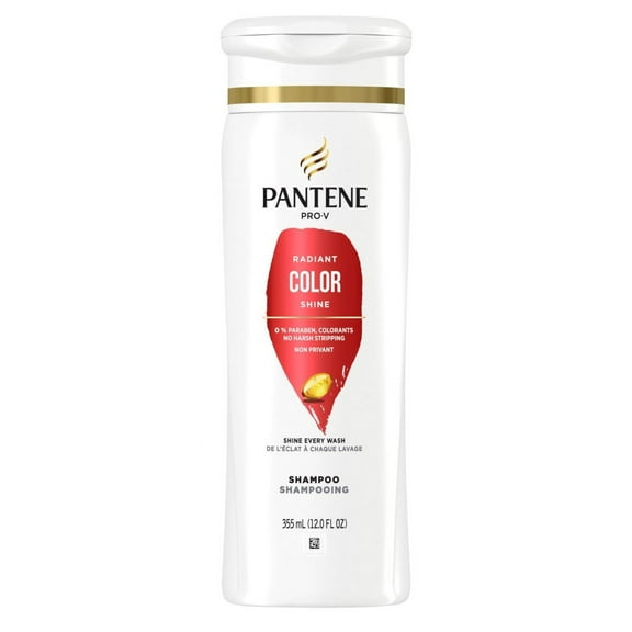 Pantene Shampoo Radiant Color Shine 12oz (Pack of 3)