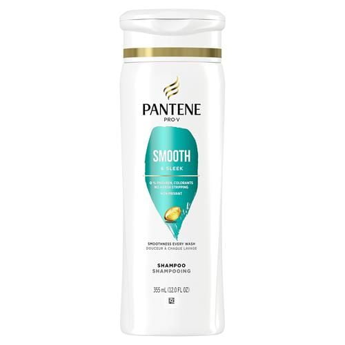 Pantene Shampoo With Frizz Control, Smooth & Sleek, Safe For Color-Treated Hair, 355 Ml - Pack of 2