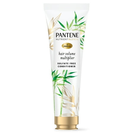 Pantene Sulfate Free Conditioner, Volumizing Conditioner for Fine or Flat Hair, Color Safe, 8.0 oz