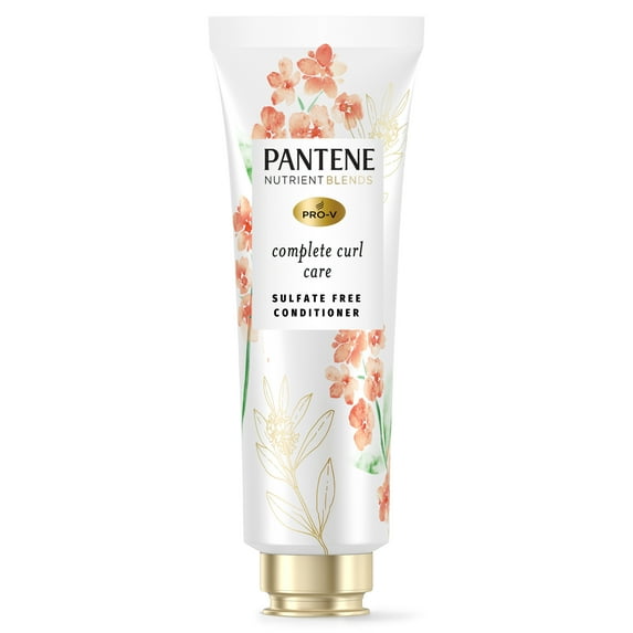 Pantene Sulfate Free Curly Hair Conditioner, Anti Frizz, with Jojoba Oil, Color Safe, 8.0 oz