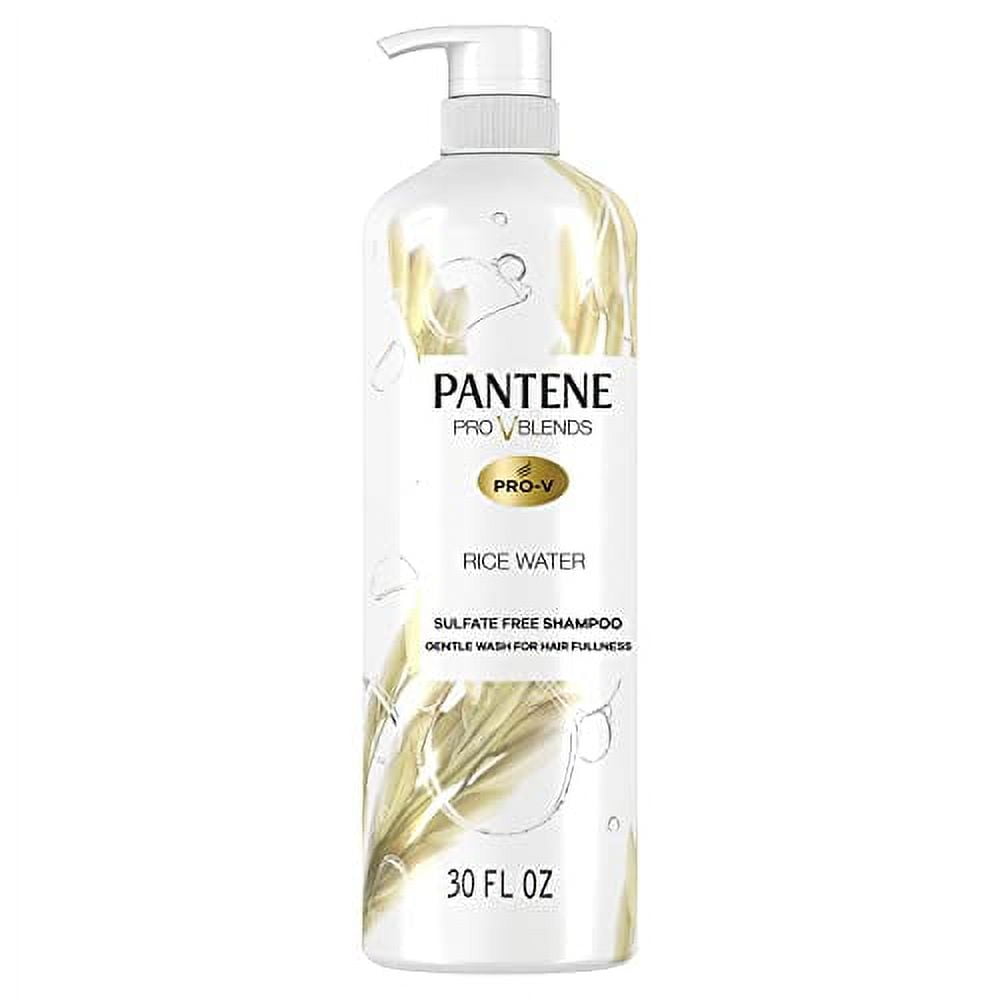 Pantene Sulfate Free Shampoo, with Rice Water, Protects Natural Hair