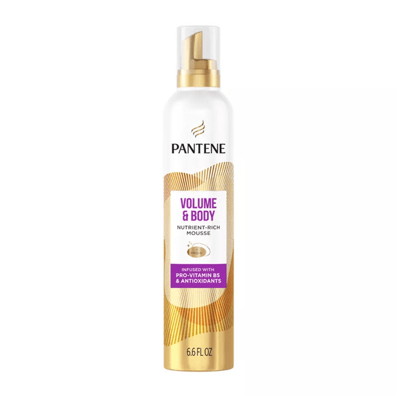 Pantene Volume Body Boosting Mousse, 6.6 oz (Pack of 6)