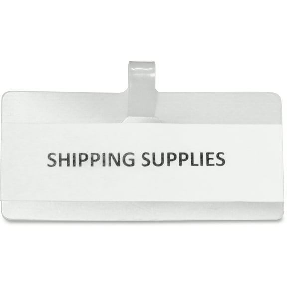 Panter, Wire Rack Shelf Tags, 10 / Pack, White