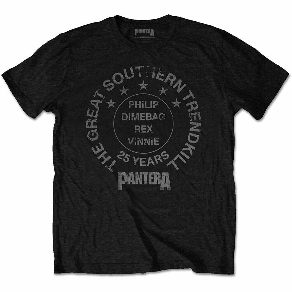 Pantera 25 Years Trendkill Black TShirt NEW OFFICIAL