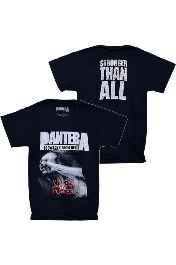 Hard Rock Heavy Metal Band Men's Vulgar Display of Power Tee T-Shirt (X-Large, Black)