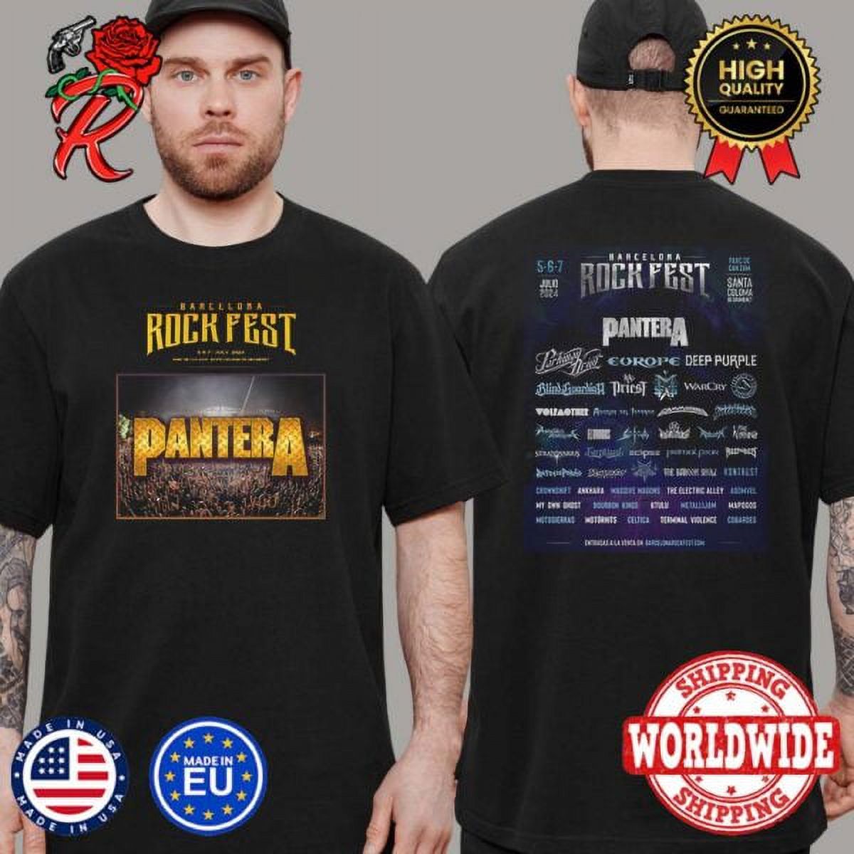 Pantera In Barcelona Rock Fest On 5 6 7 Julio 2024 At Parc De Can Zam