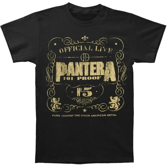 Pantera Men's 101 Proof T-shirt Black